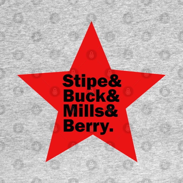 Stipe, Buck, Mills and Berry by NotoriousMedia